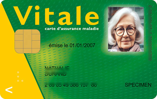carte vitale mise à jour par la pharmacie Bellevue
